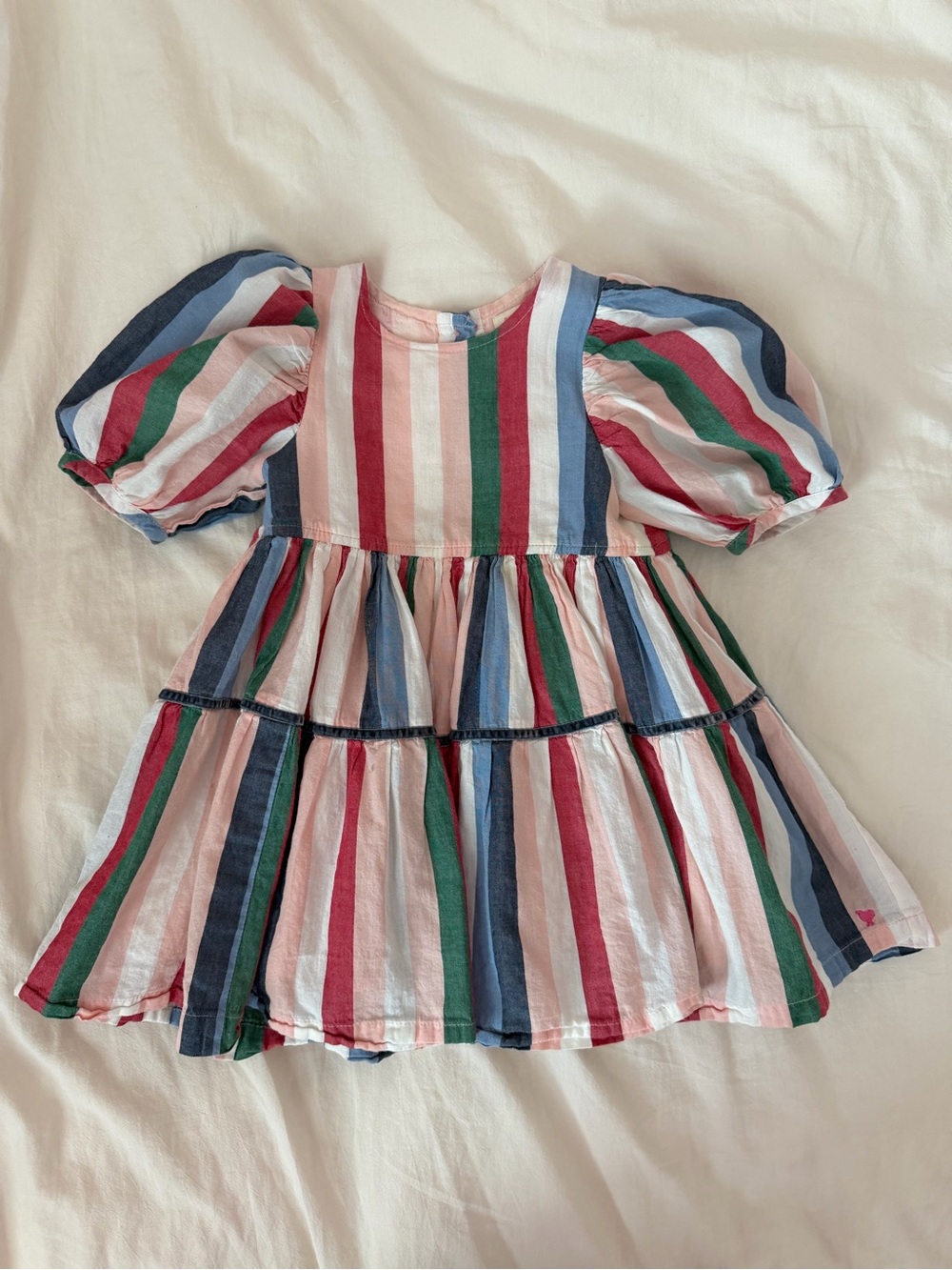 Pink Chicken Cotton Dress